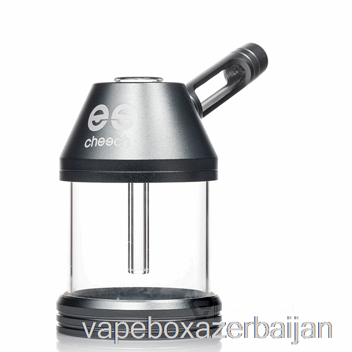 E-Juice Vape Cheech Glass Metal Oil Can Bubbler Grey